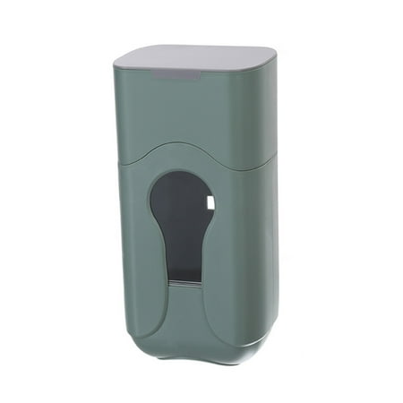 SSBSM 1 Set Wall Mounted Punch-free ABS Dustproof Cup Dispenser Delicate Cup Container for Home
