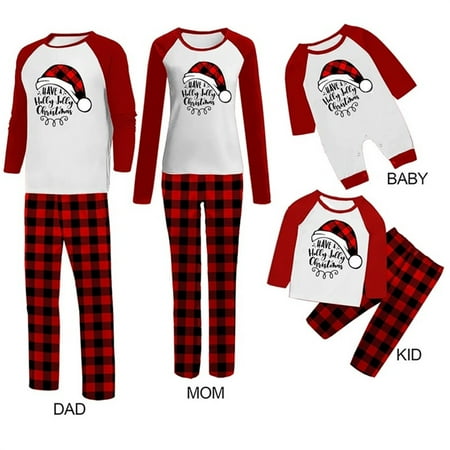 Musuos Christmas Matchig Set Letter Santa Hat Print Tops Plaid Pants Xmas Festival Family Pajamas Sleepwear
Musuos Christmas Matchig Set Letter Santa Hat Print Tops Plaid Pants Xmas Festival Family Pajamas Sleepwear