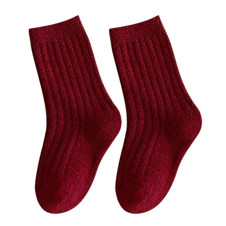 RPVATI Baby Unisex Crew Socks Thick Winter Anti Slip Socks for Toddler Baby Child Children Kids 1Y-8Y