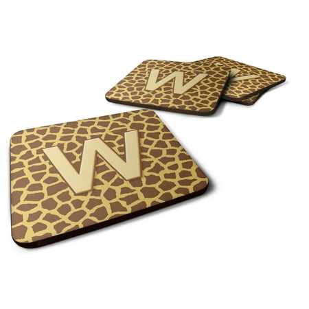 Carolines Treasures CJ1025-WFC Letter W Initial Monogram - Giraffe Foam Coaster Set of 4 3 1/2 x 3 1/2 multicolor
Carolines Treasures CJ1025-WFC Letter W Initial Monogram - Giraffe Foam Coaster Set of 4 3 1/2 x 3 1/2 multicolor