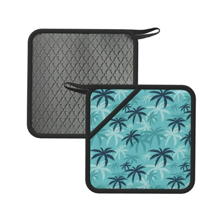 2PCS Pot Holders for Kitchen - Heat Resistant Silicone Pot Holders with Hanging Loop Palm tree_AL Non Slip Oven Hot Pads Potholders for Decor Baking Cooking Kitchen
2PCS Pot Holders for Kitchen - Heat Resistant Silicone Pot Holders with Hanging Loop Palm tree_AL Non Slip Oven Hot Pads Potholders for Decor Baking Cooking Kitchen