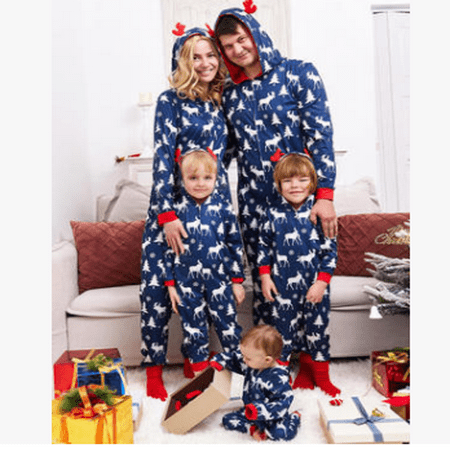 Sunisery Christmas Family Romper Pajamas Deer Tree Print Zip-up Hooded Jumpsuits Sleepwear
Sunisery Christmas Family Romper Pajamas Deer Tree Print Zip-up Hooded Jumpsuits Sleepwear