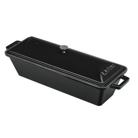 Lava Cookware Signature Enameled Cast-Iron 1.1 Qt. Bread Pan \/ Terrine Pot with Lid