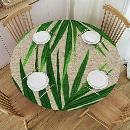 Autua Palm Tree Leaf Pattern Round Tablecloth Stain-Resistant Washable for Indoor Outdoor Restaurant Wedding Party Camping Kitchen Dining 54 -58
Autua Palm Tree Leaf Pattern Round Tablecloth Stain-Resistant Washable for Indoor Outdoor Restaurant Wedding Party Camping Kitchen Dining 54 -58