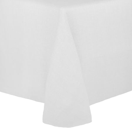 Ultimate Textile Faux Burlap - Havana 108 x 156-Inch Oval Tablecloth