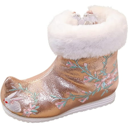 QWZNDZGR Girls Boys Snow Boots Warm Winter Fur Lined Shoes Cotton Lining Snow Shoes with Animal Printed Princess Warm Snow Boots
QWZNDZGR Girls Boys Snow Boots Warm Winter Fur Lined Shoes Cotton Lining Snow Shoes with Animal Printed Princess Warm Snow Boots