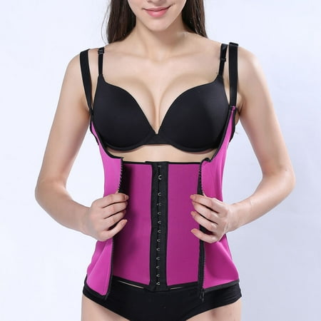 Foraging dimple Valentine s Day Zipper Sweat Sauna Body Shaper Women Slimming Vest Waist Trainer Hot Pink/M
Foraging dimple Valentine s Day Zipper Sweat Sauna Body Shaper Women Slimming Vest Waist Trainer Hot Pink/M