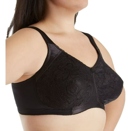 Women s Aviana 2352 Soft-Cup Lace Bra (Black 42F)