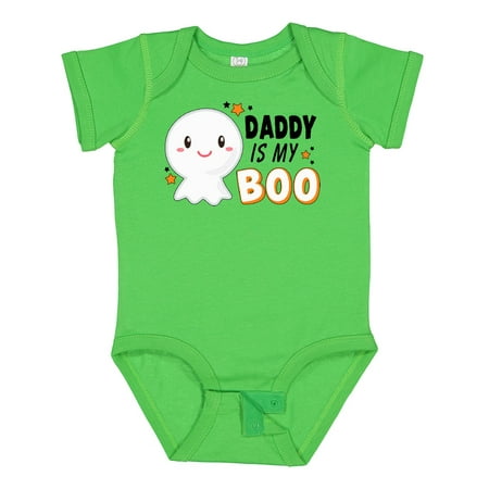 Inktastic Daddy is My Boo with Cute Ghost Gift Baby Boy or Baby Girl Bodysuit