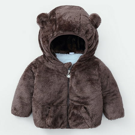 Hunpta Toddler Girls Winter Windproof Solid Bear Ears Hooded Coat With Pocket Jacket Kids Warm Fleece Outerwear
Hunpta Toddler Girls Winter Windproof Solid Bear Ears Hooded Coat With Pocket Jacket Kids Warm Fleece Outerwear
