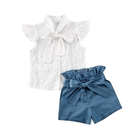 Toddler Kids Girls Outfits Suit 2pcs T-Shirt Top Shorts Thousers Clothes Sets Summer Casual Baby
Toddler Kids Girls Outfits Suit 2pcs T-Shirt Top Shorts Thousers Clothes Sets Summer Casual Baby