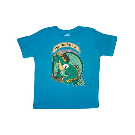 Inktastic Fifth Birthday This Little Dragon is 5 Gift Toddler Boy or Toddler Girl T-Shirt
Inktastic Fifth Birthday This Little Dragon is 5 Gift Toddler Boy or Toddler Girl T-Shirt