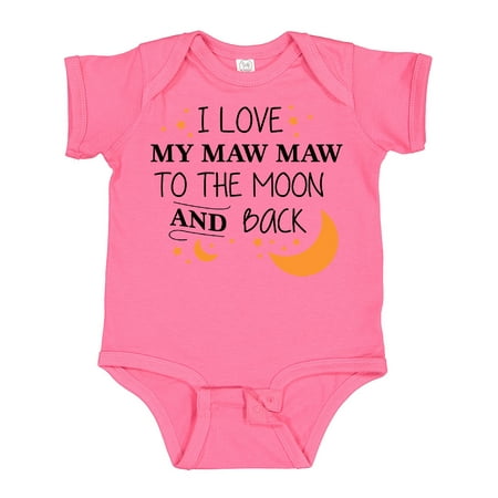 Inktastic I Love My Maw Maw to the Moon and Back Gift Baby Boy or Baby Girl Bodysuit
Inktastic I Love My Maw Maw to the Moon and Back Gift Baby Boy or Baby Girl Bodysuit