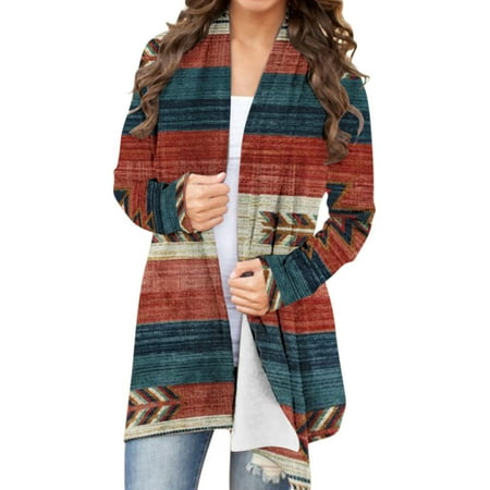 Alueeu Western Western Ethnic Print Retro Casual Aztec Print Long Sleeve Shirt Cardigan Top Coat Maternity Cardigans for Fall
Alueeu Western Western Ethnic Print Retro Casual Aztec Print Long Sleeve Shirt Cardigan Top Coat Maternity Cardigans for Fall