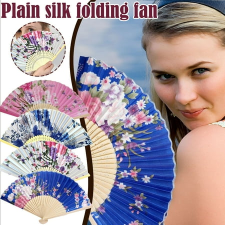 Decorative Folding Retro Hand Folding Fan Summer Folding Fan Folding Fans