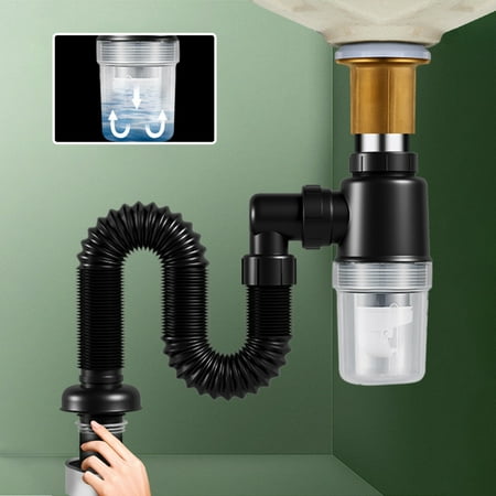 Azrian Bathroom-Sink-Drainage-Kit Bathroom Sink Expansion Pipe Washbasin Extension Pipe Down Pipe Trap Pipe
Azrian Bathroom-Sink-Drainage-Kit Bathroom Sink Expansion Pipe Washbasin Extension Pipe Down Pipe Trap Pipe