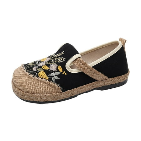 Summer Savings Clearance! PEZHADA Women Shoes Flat Sandals for Women Women s Round Head Ethnic Style Embroidered Shoes Shallow Cut Low Top Soft Bottom Cloth Shoes Black
Summer Savings Clearance! PEZHADA Women Shoes Flat Sandals for Women Women s Round Head Ethnic Style Embroidered Shoes Shallow Cut Low Top Soft Bottom Cloth Shoes Black