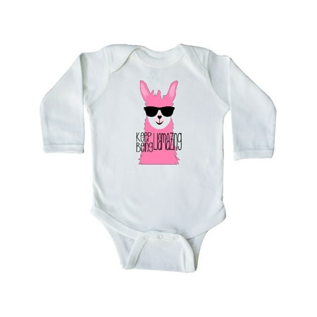 Inktastic Keep Being Llamazing Pink Llama in Sunglasses Gift Baby Boy or Baby Girl Long Sleeve Bodysuit
Inktastic Keep Being Llamazing Pink Llama in Sunglasses Gift Baby Boy or Baby Girl Long Sleeve Bodysuit
