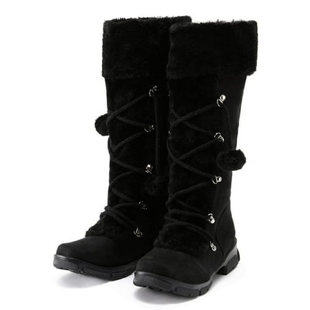 Oalirro Women s Winter Snow Boots Warm Fur Lined Waterproof Mid Calf Booties Comfortable Outdoor Non-Slip Shoes Black
Oalirro Women s Winter Snow Boots Warm Fur Lined Waterproof Mid Calf Booties Comfortable Outdoor Non-Slip Shoes Black