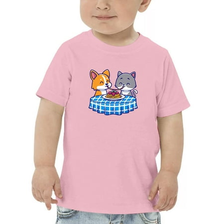 Corgi N Kitten Eating Spaguetti T-Shirt Toddler -Image by Shutterstock 3 Toddler
Corgi N Kitten Eating Spaguetti T-Shirt Toddler -Image by Shutterstock 3 Toddler