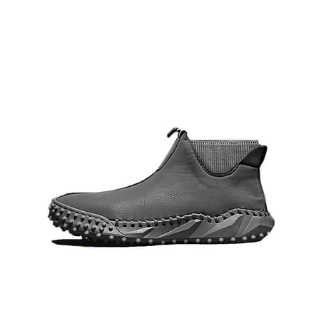 GENILU Mens Anti Collision Comfort Walking Shoes Solid Sock Boot Driving Round Toe Boots Grey 9.5
GENILU Mens Anti Collision Comfort Walking Shoes Solid Sock Boot Driving Round Toe Boots Grey 9.5