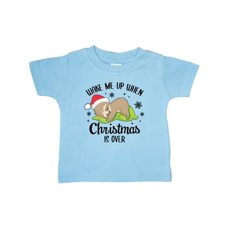 Inktastic Wake me up when Christmas is Over with Cute Sloth Gift Baby Boy or Baby Girl T-Shirt 
Inktastic Wake me up when Christmas is Over with Cute Sloth Gift Baby Boy or Baby Girl T-Shirt