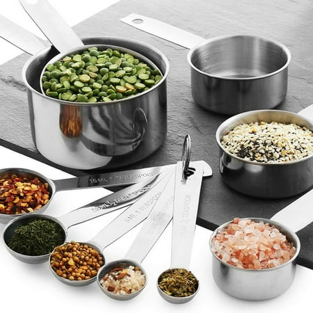 12Pcs/Set Measuring Mug Eco-friendly High Precise Stainless Steel Measuring Tea Spoon Supplies for Home
12Pcs/Set Measuring Mug Eco-friendly High Precise Stainless Steel Measuring Tea Spoon Supplies for Home