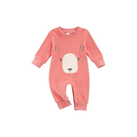 Canrulo Newborn Infant Baby Girls Boys Autumn Jumpsuit Cartoon Bear Print Long Sleeve Romper Bodysuit Clothes Pink 6-12 Months
Canrulo Newborn Infant Baby Girls Boys Autumn Jumpsuit Cartoon Bear Print Long Sleeve Romper Bodysuit Clothes Pink 6-12 Months