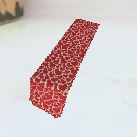 14x72 Inch Red Heart Pattern Table Runner Festive Valentine s Day Table Cloth Decoration Table Cover Party Supplies (Red)
14x72 Inch Red Heart Pattern Table Runner Festive Valentine s Day Table Cloth Decoration Table Cover Party Supplies (Red)