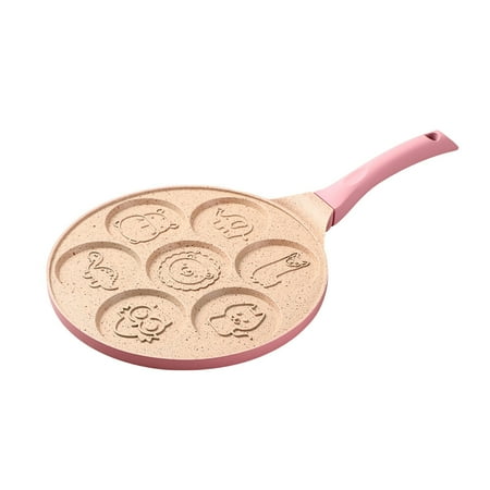 FRCOLOR 7 Holes Omelette Pan Non-stick Frying Pan Egg Animal Pattern Pancake Kitchen Cookware Cooking Tool (Pink)
FRCOLOR 7 Holes Omelette Pan Non-stick Frying Pan Egg Animal Pattern Pancake Kitchen Cookware Cooking Tool (Pink)