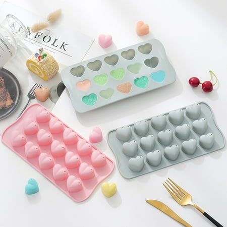 Heart-Shaped Silicone Mold- Multi-Use 15 Cavities Non-Stick Candy Cookie Muffin Mold Kitchen Supplies
Heart-Shaped Silicone Mold- Multi-Use 15 Cavities Non-Stick Candy Cookie Muffin Mold Kitchen Supplies