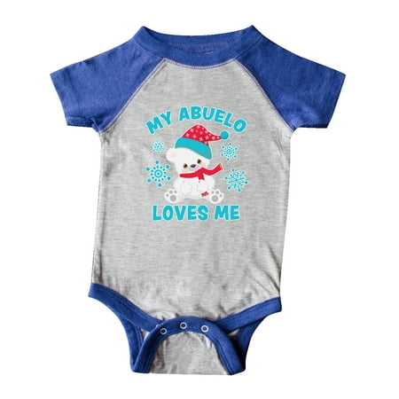 Inktastic Polar Bear My Abuelo Loves Me in Santa Hat with Snowflakes Gift Baby Boy or Baby Girl Bodysuit
Inktastic Polar Bear My Abuelo Loves Me in Santa Hat with Snowflakes Gift Baby Boy or Baby Girl Bodysuit
