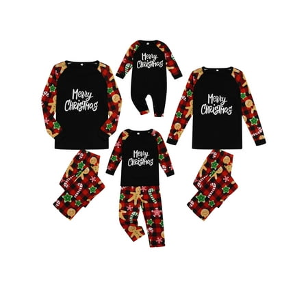 Yinyinxull Matching Family Christmas Pajamas Set Gingerbread Man Printed Sleepwear Loungewear
Yinyinxull Matching Family Christmas Pajamas Set Gingerbread Man Printed Sleepwear Loungewear