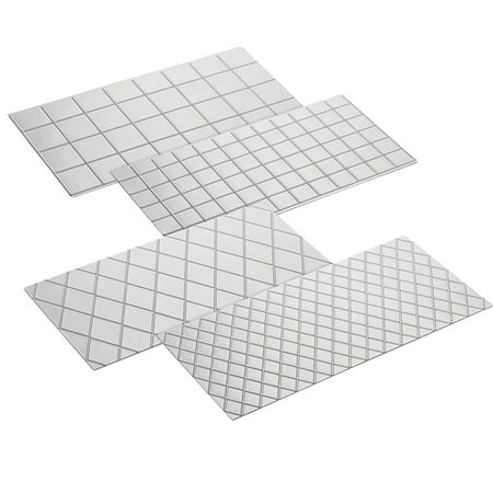 4Pcs Grid Plastic Pattern Transparent Grain Mold Impression Fondant DIY Cake Mold Pudding Jelly Mold
4Pcs Grid Plastic Pattern Transparent Grain Mold Impression Fondant DIY Cake Mold Pudding Jelly Mold