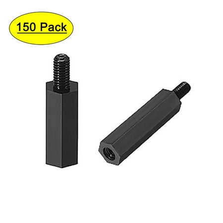 M3x16mm+6mm Male to Female Hex Nylon Spacer Standoff 150pcs