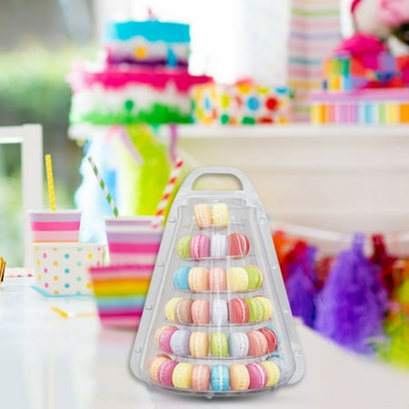Round Macaron Tower Cake Stand Macaron Display Rack Plastic Tiered Cake Dessert Serving Tower Tray for Wedding Baby Shower and Birthday Party Decor
Round Macaron Tower Cake Stand Macaron Display Rack Plastic Tiered Cake Dessert Serving Tower Tray for Wedding Baby Shower and Birthday Party Decor