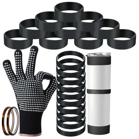 27Pcs Silicone Bands for Sublimation Tumblers Silicone Bands Kit Heat Press Accessories for 20/30Oz Skinny Tumbler Cup
27Pcs Silicone Bands for Sublimation Tumblers Silicone Bands Kit Heat Press Accessories for 20/30Oz Skinny Tumbler Cup