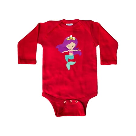 Inktastic Cute Little Mermaid Purple Hair Crown Gift Baby Girl Long Sleeve Bodysuit
Inktastic Cute Little Mermaid Purple Hair Crown Gift Baby Girl Long Sleeve Bodysuit
