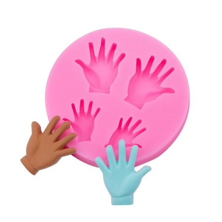 Homeex Clay Silicone Mold Hand Modeling Fondant Pink