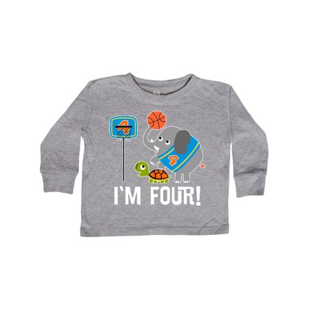 Inktastic Basketball 4th Birthday for 4 Year Old Gift Toddler Boy Girl Long Sleeve T-Shirt
Inktastic Basketball 4th Birthday for 4 Year Old Gift Toddler Boy Girl Long Sleeve T-Shirt