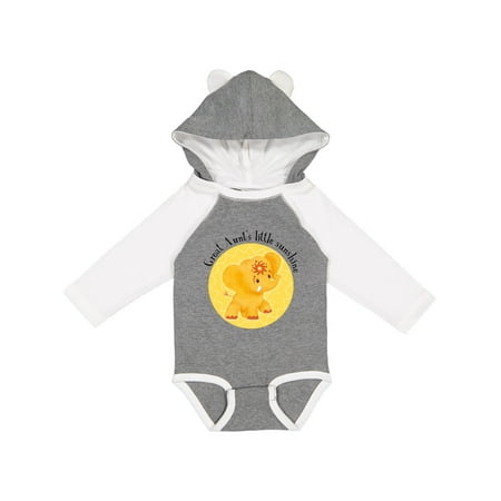 Inktastic Great Aunts Little Sunshine Yellow Elephant Etana Cute Gift Baby Girl Long Sleeve Bodysuit
Inktastic Great Aunts Little Sunshine Yellow Elephant Etana Cute Gift Baby Girl Long Sleeve Bodysuit