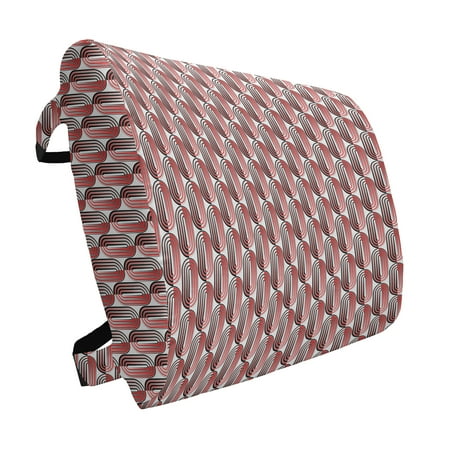 Modern Art Lumbar Pillow Ellipse Curves Surrounded Focal Points Mathematical Modern Motif Soft Back Cushion for Office Chairs with Adjustable Straps 14 x 13 Vermilion White by Ambesonne
Modern Art Lumbar Pillow Ellipse Curves Surrounded Focal Points Mathematical Modern Motif Soft Back Cushion for Office Chairs with Adjustable Straps 14 x 13 Vermilion White by Ambesonne