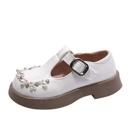 Fashion All Seasons Children Casual Shoes For Girls Flat Sole Thick Sole Non Slip Round Toe Pearl Buckle Solid Dress Shoes
Fashion All Seasons Children Casual Shoes For Girls Flat Sole Thick Sole Non Slip Round Toe Pearl Buckle Solid Dress Shoes