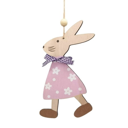 MEIDELI Easter Bunny Pendant Create Atmospheres Lovely Cute Easter Wooden Bunny Pendant Accessory
MEIDELI Easter Bunny Pendant Create Atmospheres Lovely Cute Easter Wooden Bunny Pendant Accessory