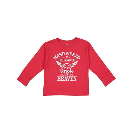 Inktastic Handpicked for Earth By My Uncle in Heaven with Angel Wings Gift Toddler Boy or Toddler Girl Long Sleeve T-Shirt
Inktastic Handpicked for Earth By My Uncle in Heaven with Angel Wings Gift Toddler Boy or Toddler Girl Long Sleeve T-Shirt