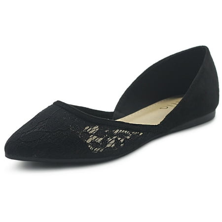 Ollio Women s Shoes Faux Suede Floral Mesh Lace Breathables Pointed Toe Ballet Flats F90
Ollio Women s Shoes Faux Suede Floral Mesh Lace Breathables Pointed Toe Ballet Flats F90