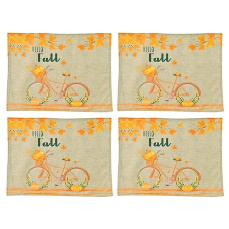 Shuzyun Clearance Sale 4pcs Kitchen Fall Harvest Home Decor Easy Clean Table Placemat Heat
Shuzyun Clearance Sale 4pcs Kitchen Fall Harvest Home Decor Easy Clean Table Placemat Heat