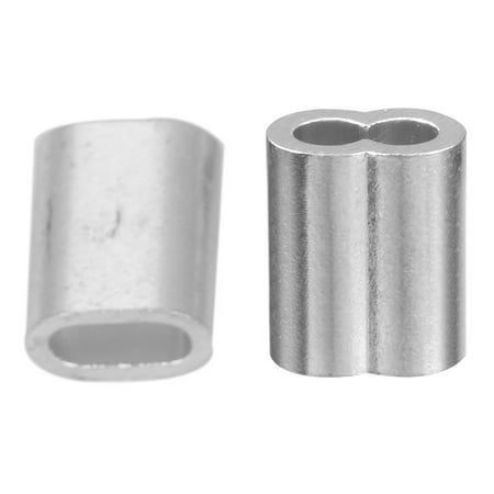 10 Pcs 3Mm Aluminium Alloy Wire Rope Ferrules & 100 Pcs 4Mm Diameter Wire Rope Aluminum Sleeves
10 Pcs 3Mm Aluminium Alloy Wire Rope Ferrules & 100 Pcs 4Mm Diameter Wire Rope Aluminum Sleeves