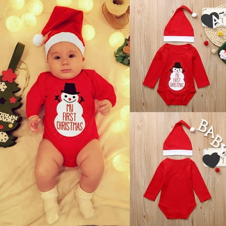 RPVATI Baby Unisex Cartoon Bodysuit Long-Sleeve Chirstmas Bodysuits Infant Toddler Hat Summer Full Romper
RPVATI Baby Unisex Cartoon Bodysuit Long-Sleeve Chirstmas Bodysuits Infant Toddler Hat Summer Full Romper