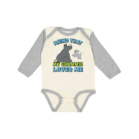 Inktastic Rhino That My Grammie Loves Me with Cute Rhinos Gift Baby Boy or Baby Girl Long Sleeve Bodysuit
Inktastic Rhino That My Grammie Loves Me with Cute Rhinos Gift Baby Boy or Baby Girl Long Sleeve Bodysuit